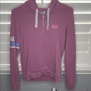 PINK Victoria Secret quarter-zip hooded jacket